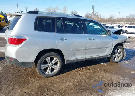 2012 Toyota Highlander Limited V6 from USA, damaged, VIN 5TDDK3EH4CS121126